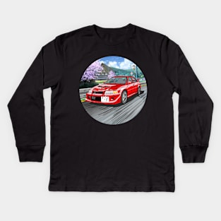 Mitsubishi Lancer Evolution VI - animauto Kids Long Sleeve T-Shirt